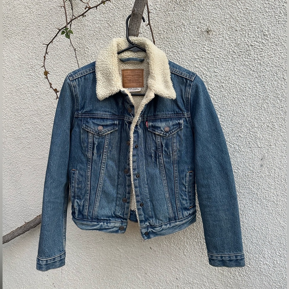 Levi Jean Sherpa Jacket